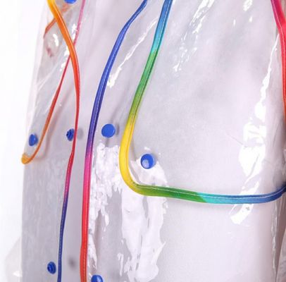 Capa de chuva transparente Poncho Plastic EVA Material das crianças de Multiapplication