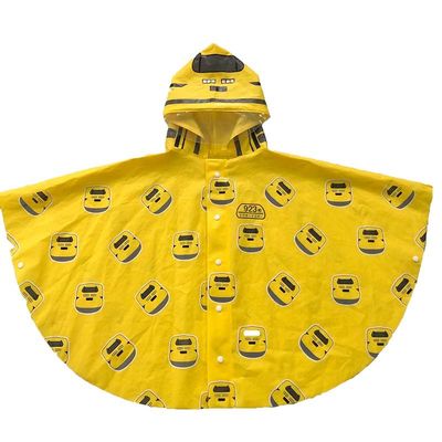 espessura Poncho With Sleeves Multiapplication Yellow impermeável de 0.15mm