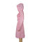 Capa de chuva cor-de-rosa do ODM com o impermeável longo de EVA Material da espessura da capa 0.15mm